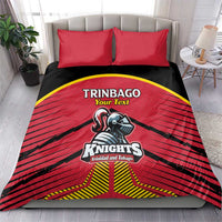 Custom Trinidad and Tobago Cricket Bedding Set Wave Yuh Flag - Trinbago Strong