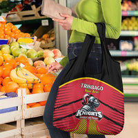 Custom Trinidad and Tobago Cricket Grocery Bag Wave Yuh Flag - Trinbago Strong