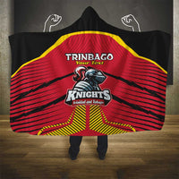 Custom Trinidad and Tobago Cricket Hooded Blanket Wave Yuh Flag - Trinbago Strong