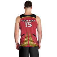 Custom Trinidad and Tobago Cricket Men Tank Top Wave Yuh Flag - Trinbago Strong