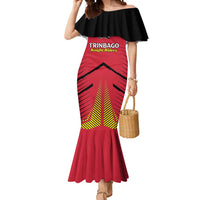 Custom Trinidad and Tobago Cricket Mermaid Dress Wave Yuh Flag - Trinbago Strong