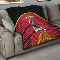 Custom Trinidad and Tobago Cricket Quilt Wave Yuh Flag - Trinbago Strong