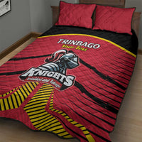 Custom Trinidad and Tobago Cricket Quilt Bed Set Wave Yuh Flag - Trinbago Strong