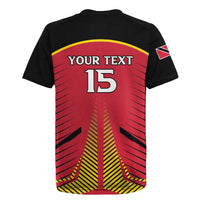 Custom Trinidad and Tobago Cricket Rugby Jersey Wave Yuh Flag - Trinbago Strong