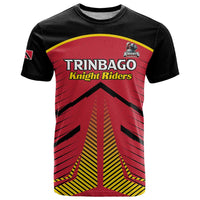 Custom Trinidad and Tobago Cricket T Shirt Wave Yuh Flag - Trinbago Strong