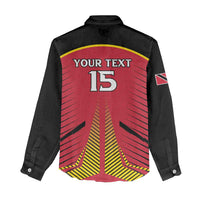 Custom Trinidad and Tobago Cricket Women Casual Shirt Wave Yuh Flag - Trinbago Strong