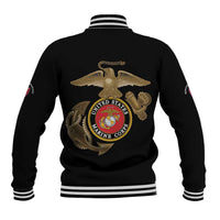 Montford Point Marines Baseball Jacket The Right To Fight - Black - Wonder Print Shop