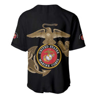 Montford Point Marines Baseball Jersey The Right To Fight - Black - Wonder Print Shop
