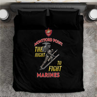 Montford Point Marines Bedding Set The Right To Fight - Black - Wonder Print Shop