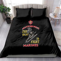 Montford Point Marines Bedding Set The Right To Fight - Black - Wonder Print Shop