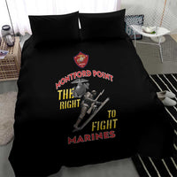Montford Point Marines Bedding Set The Right To Fight - Black - Wonder Print Shop