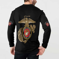 Montford Point Marines Button Sweatshirt The Right To Fight - Black - Wonder Print Shop