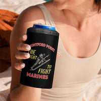 Montford Point Marines 4 in 1 Can Cooler Tumbler The Right To Fight - Black - Wonder Print Shop