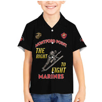 Montford Point Marines Family Matching Mermaid Dress and Hawaiian Shirt The Right To Fight - Black - Wonder Print Shop