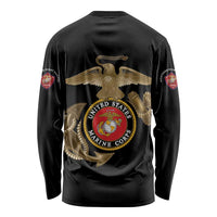 Montford Point Marines Long Sleeve Shirt The Right To Fight - Black - Wonder Print Shop