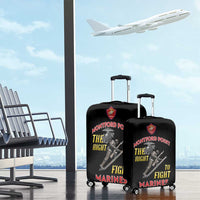 Montford Point Marines Luggage Cover The Right To Fight - Black - Wonder Print Shop