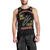 Montford Point Marines Men Tank Top The Right To Fight - Black - Wonder Print Shop