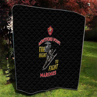 Montford Point Marines Quilt The Right To Fight - Black - Wonder Print Shop