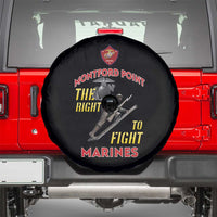 Montford Point Marines Spare Tire Cover The Right To Fight - Black - Wonder Print Shop