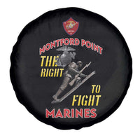 Montford Point Marines Spare Tire Cover The Right To Fight - Black - Wonder Print Shop