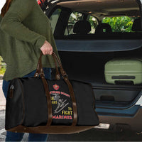 Montford Point Marines Travel Bag The Right To Fight - Black - Wonder Print Shop