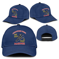 Montford Point Marines Classic Cap The Right To Fight - Blue - Wonder Print Shop