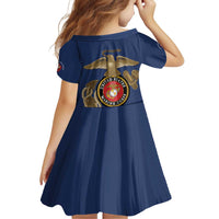 Montford Point Marines Family Matching Off Shoulder Short Dress and Hawaiian Shirt The Right To Fight - Blue - Wonder Print Shop