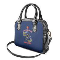 Montford Point Marines Shoulder Handbag The Right To Fight - Blue - Wonder Print Shop
