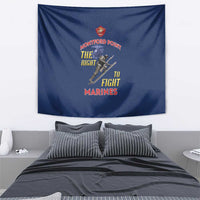Montford Point Marines Tapestry The Right To Fight - Blue - Wonder Print Shop