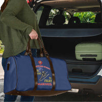 Montford Point Marines Travel Bag The Right To Fight - Blue - Wonder Print Shop
