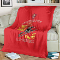 Montford Point Marines Blanket The Right To Fight - Red - Wonder Print Shop