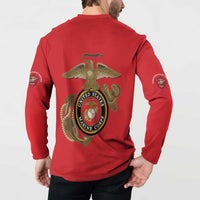 Montford Point Marines Button Sweatshirt The Right To Fight - Red - Wonder Print Shop