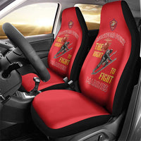 Montford Point Marines Car Seat Cover The Right To Fight - Red - Wonder Print Shop