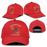 Montford Point Marines Classic Cap The Right To Fight - Red - Wonder Print Shop