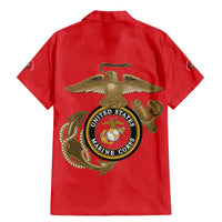 Montford Point Marines Family Matching Mermaid Dress and Hawaiian Shirt The Right To Fight - Red - Wonder Print Shop