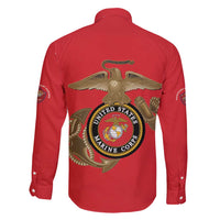 Montford Point Marines Family Matching Short Sleeve Bodycon Dress and Hawaiian Shirt The Right To Fight - Red - Wonder Print Shop