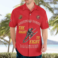 Montford Point Marines Hawaiian Shirt The Right To Fight - Red - Wonder Print Shop