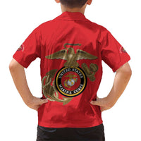 Montford Point Marines Kid Hawaiian Shirt The Right To Fight - Red - Wonder Print Shop