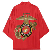 Montford Point Marines Kimono The Right To Fight - Red - Wonder Print Shop