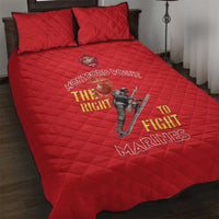 Montford Point Marines Quilt Bed Set The Right To Fight - Red - Wonder Print Shop