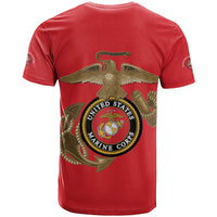 Montford Point Marines T Shirt The Right To Fight - Red - Wonder Print Shop