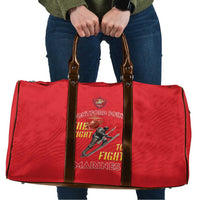 Montford Point Marines Travel Bag The Right To Fight - Red - Wonder Print Shop