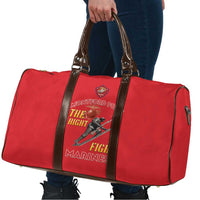 Montford Point Marines Travel Bag The Right To Fight - Red - Wonder Print Shop