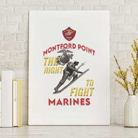 Montford Point Marines Canvas Wall Art The Right To Fight - White - Wonder Print Shop