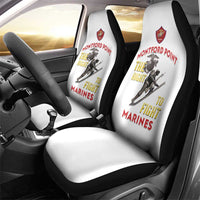 Montford Point Marines Car Seat Cover The Right To Fight - White - Wonder Print Shop