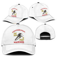 Montford Point Marines Classic Cap The Right To Fight - White - Wonder Print Shop
