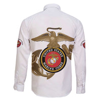 Montford Point Marines Family Matching Off Shoulder Maxi Dress and Hawaiian Shirt The Right To Fight - White - Wonder Print Shop