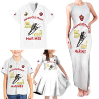 Montford Point Marines Family Matching Tank Maxi Dress and Hawaiian Shirt The Right To Fight - White - Wonder Print Shop