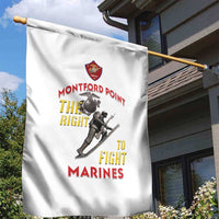 Montford Point Marines Garden Flag The Right To Fight - White - Wonder Print Shop