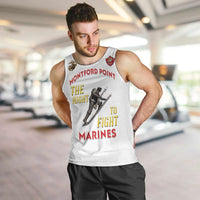 Montford Point Marines Men Tank Top The Right To Fight - White - Wonder Print Shop